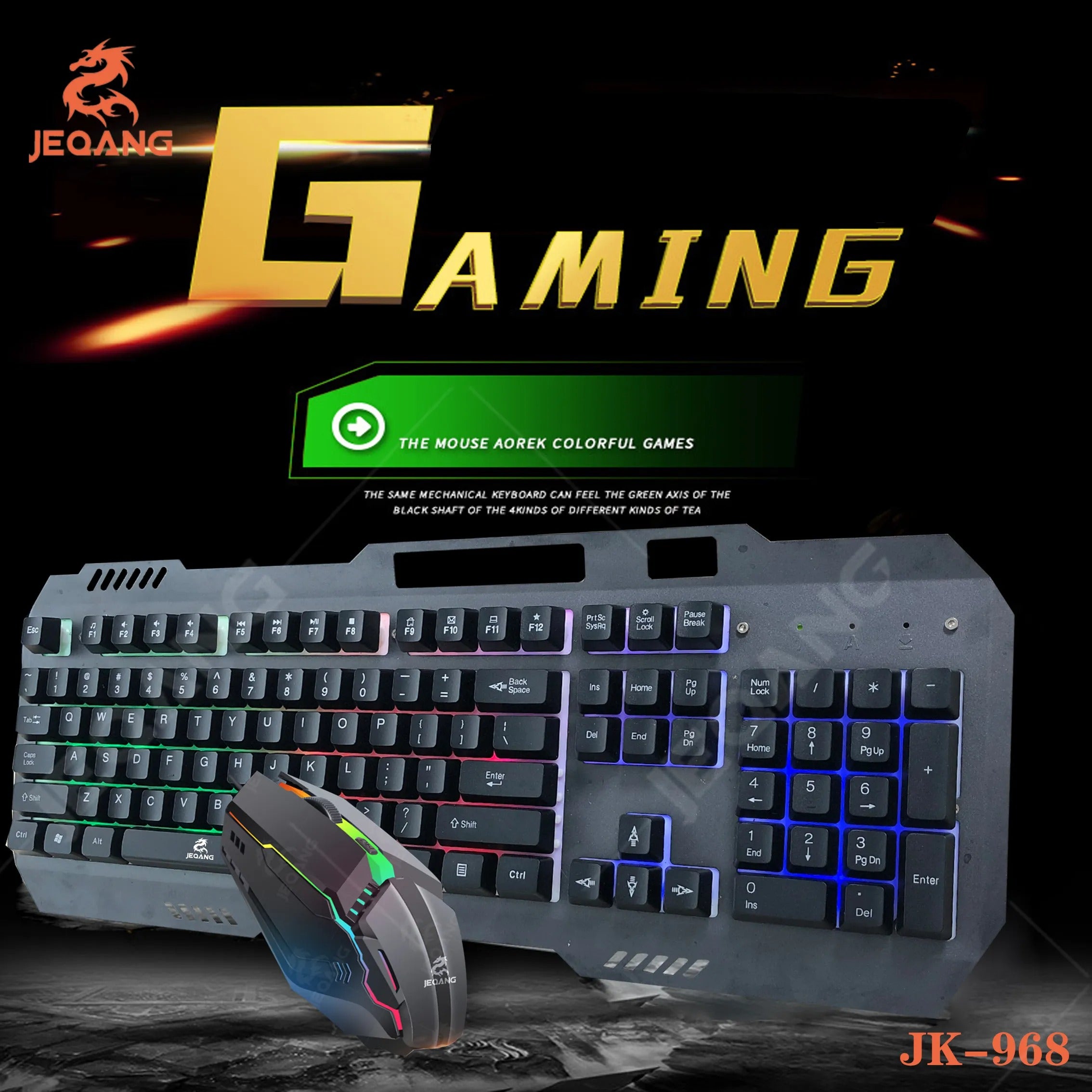 JEQANG Gaming Keyboard and Mouse (JK-968)