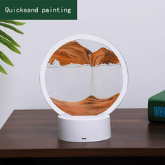 MOVING SAND ART LAMP,3D Moving Sand Art