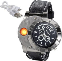 Wristwatch Quartz Watch Rechargeable Cigarette Table Lighter