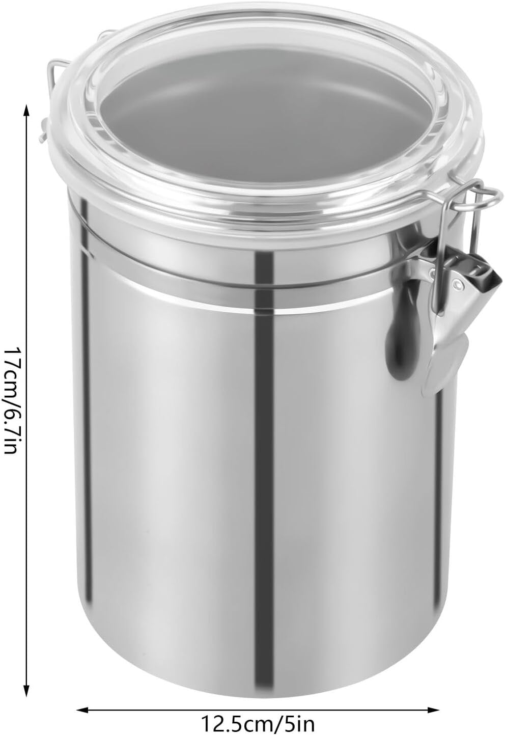 1.8L Stainless Steel Coffee Jar