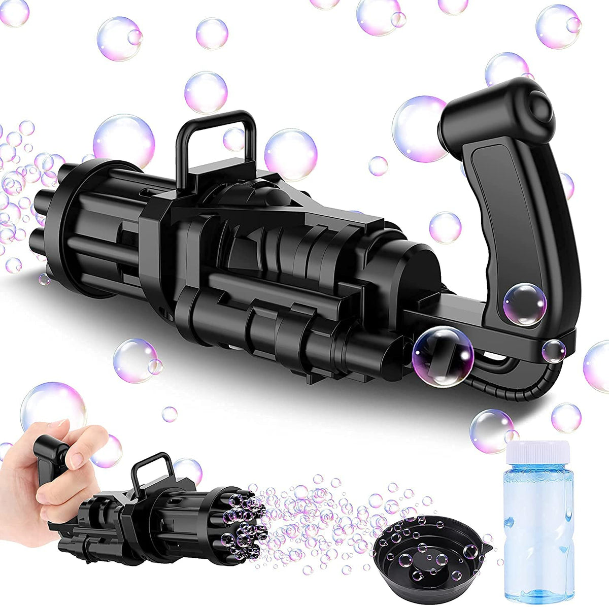 Electric Bubble Machine GUN Black(MIX COLOR)