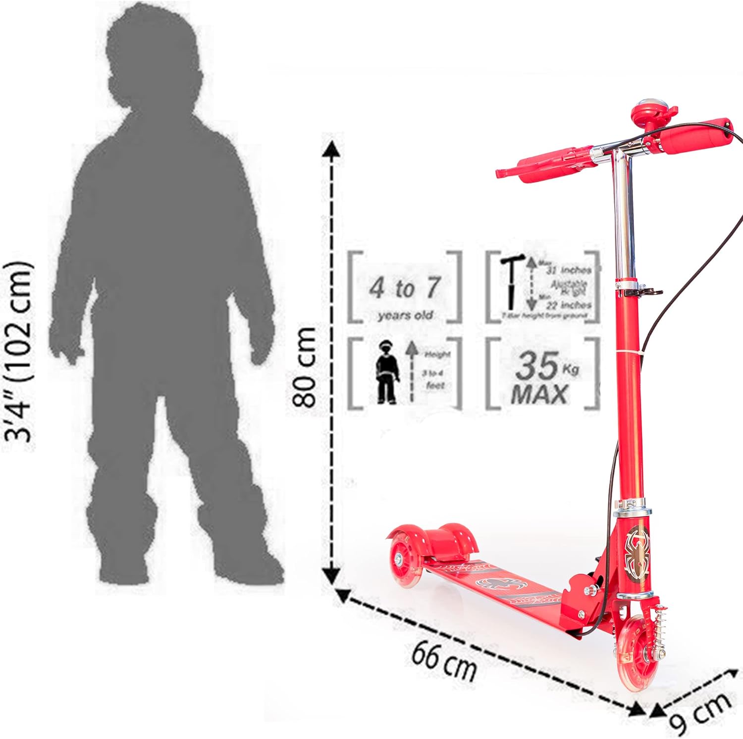 3-WHEELS SCOOTER FOR KIDS