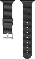 38- 40mm - Woven Single Loop Strap - Black.