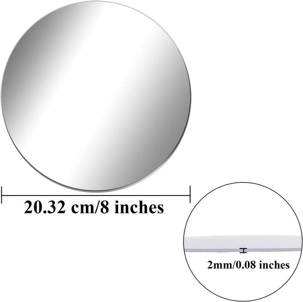 8 inch - Pack of 3 - Mirror