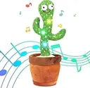 [PZD] Dancing Cactus Plant Stuffed Toy with Music