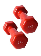 VENYL DUMBBELL 3KG SET