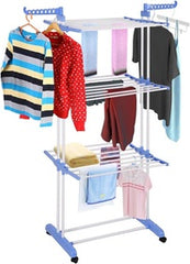 [PZDER8] 3 Layer Clothes Drying Rack[66D x 73W x 169.5H centimeters]