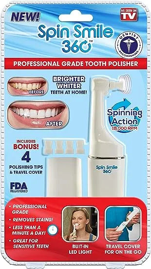 Spin Smile 360 - Professional Grade Tooth Polisher