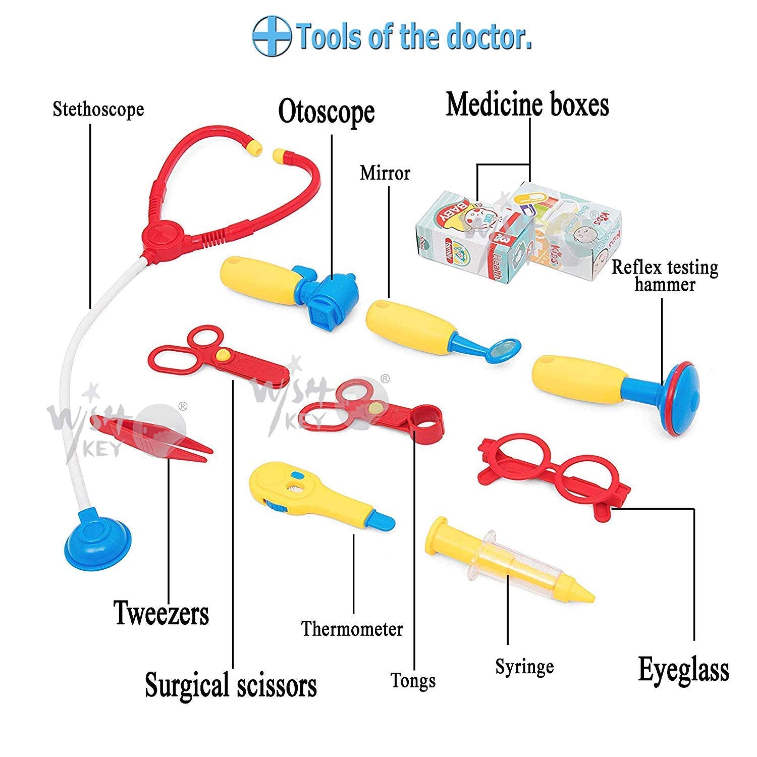 LITTLE DOCTOR TROLLEY SET Doctor Play Set