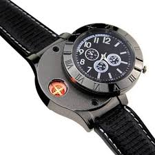 Wristwatch Quartz Watch Rechargeable Cigarette Table Lighter