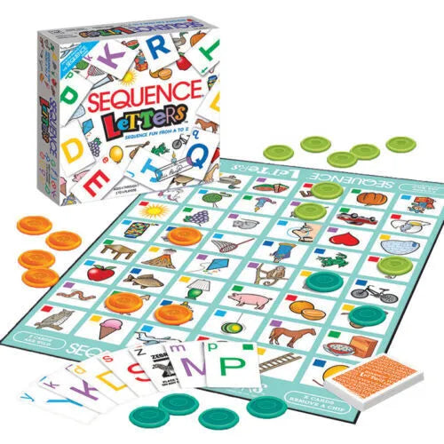 Sequence letters board game White