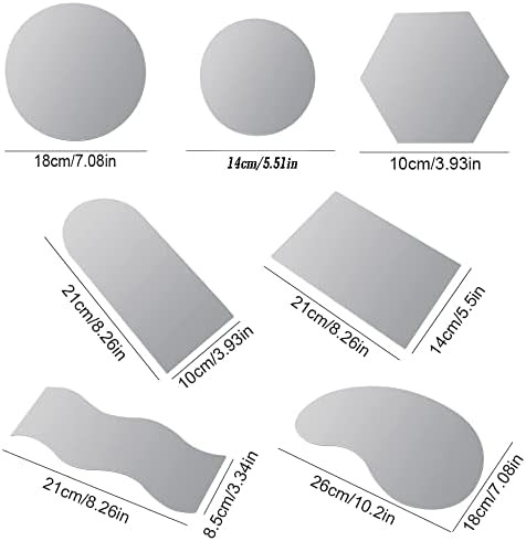 Photo Background Props Set 5Pc Mirror Reflection Board