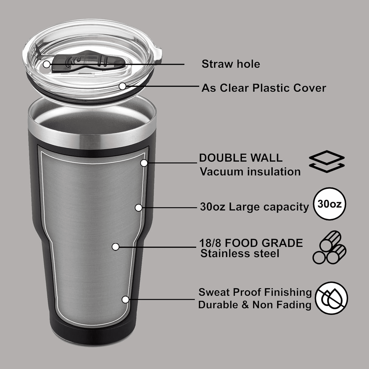 30oz Tumbler 900ml