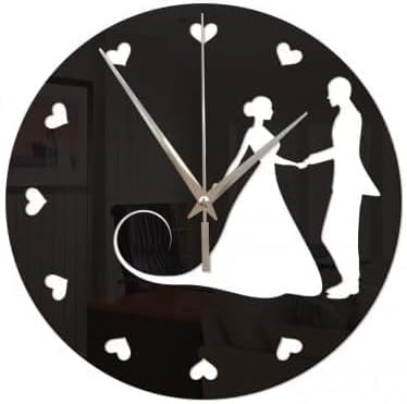 Wedding Couple 3D Wall Clock