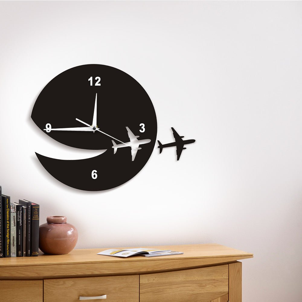 Time Flies 3D Wall Clock